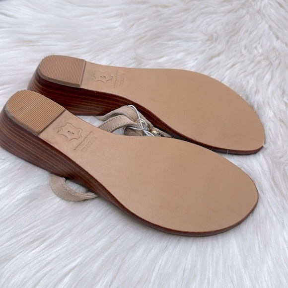 JOHNNY WAS Mother Of Pearls Wedge Sandals - Picture 8 of 12